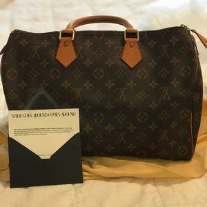 🌟Authentic Louis Vuitton Monogram Ab Speedy 35🌟